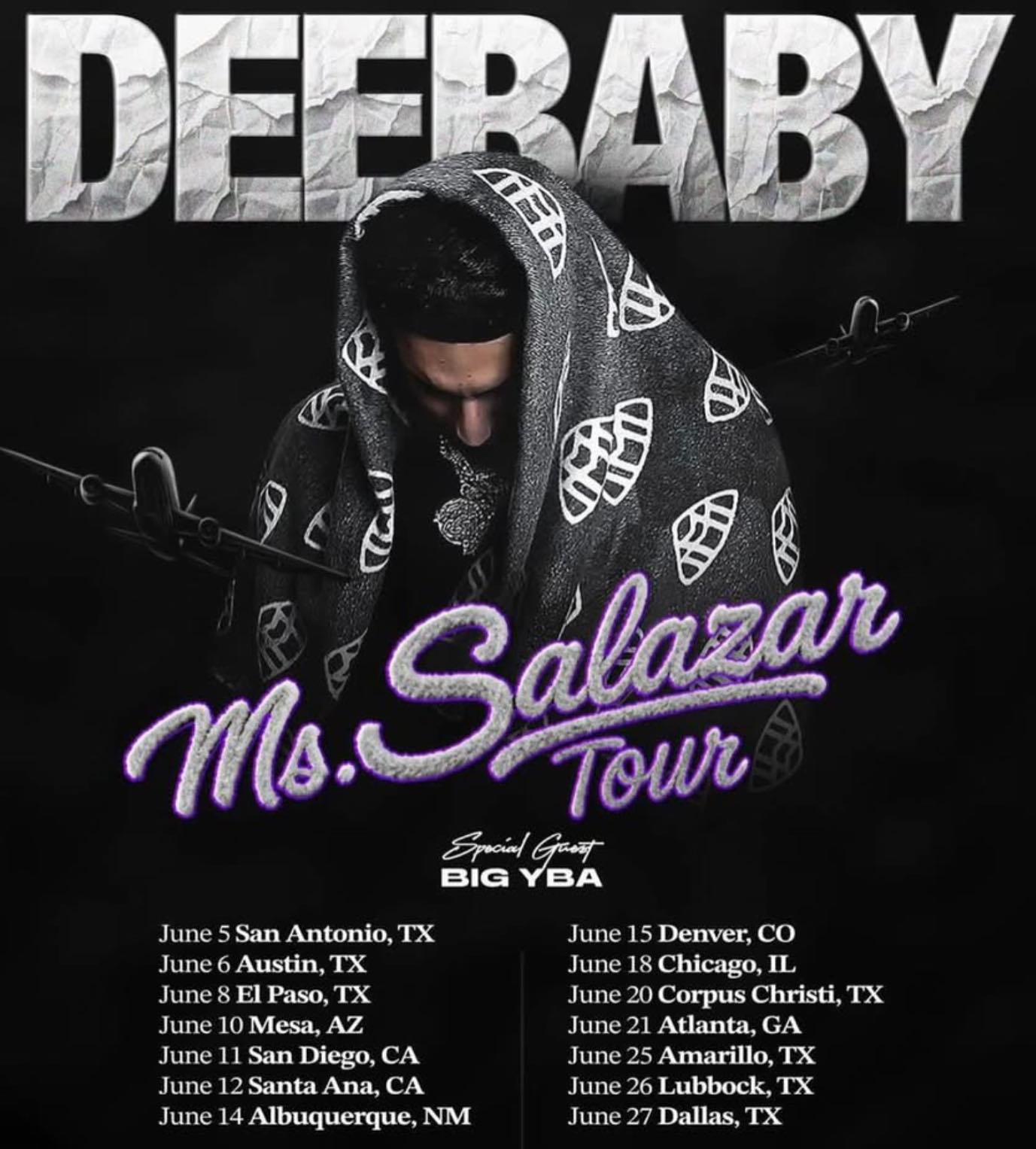 DeeBaby Ms. Salazar Tour Poster 2025